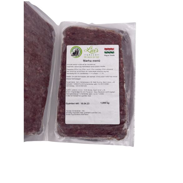 Marha menü 1 kg (Livi's Green)