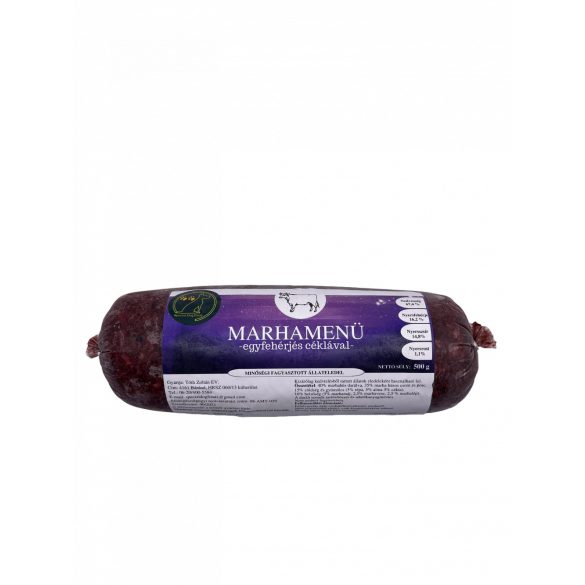 Marha menü céklával 500g (Special Dog Food)