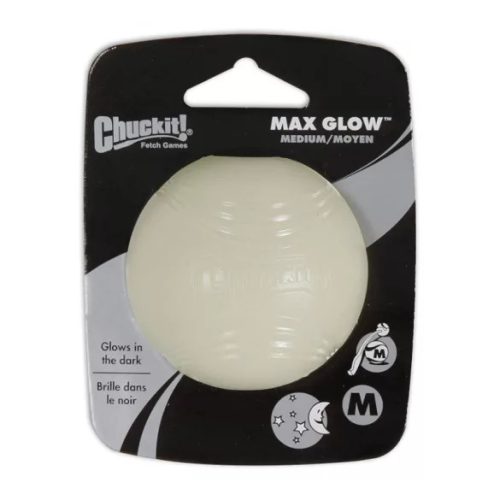 Max Glow Ball - világító labda M (Chuckit!)