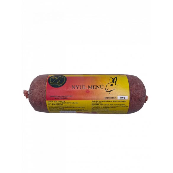 Nyúl menü 500g (Special Dog Food)