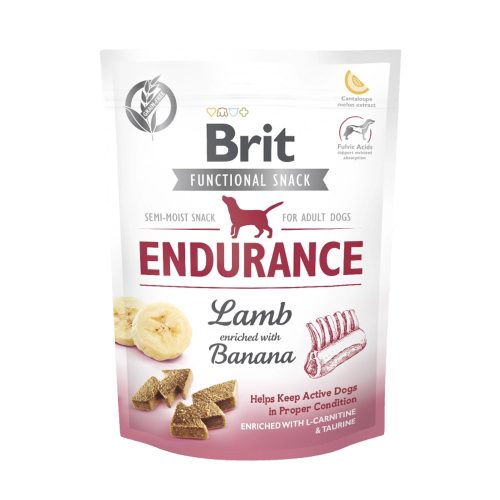 Dog Functional Snack Endurance -  Bárány, Banán 150 g (Brit Care)