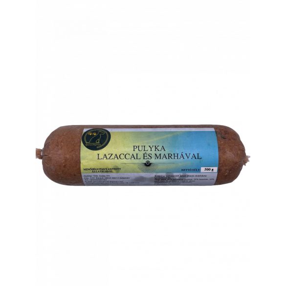 Pulyka-Lazac-Marha menü 500g (Special Dog Food)