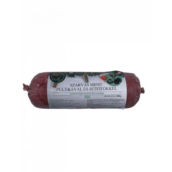 Szarvas-Pulyka sütőtök menü 500g (Special Dog Food)