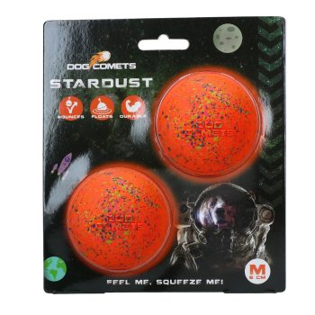 Stardust labda - 2 darabos - Narancssárga