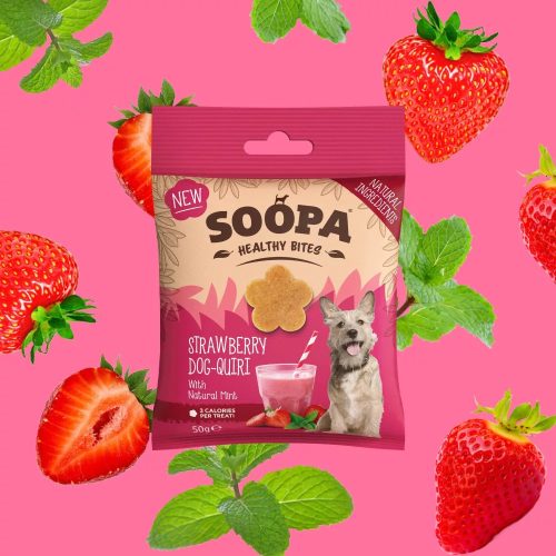 Epres Dog-Quiri Egészséges rágcsa 50 g (Soopa)