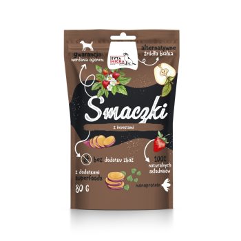 Jutalomfalat rovarfehérjés 80 g (Syta Micha)