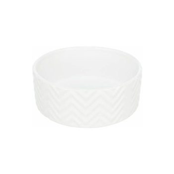   Ceramic Bowl - kerámia tál (nyomott mintával, fehér) kutyák részére (0,9l/16cm)