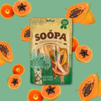 Természetes Papaya Rágósnack, 85 g (Soopa)