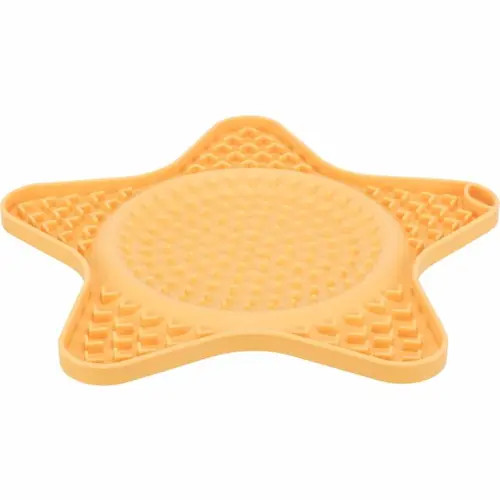 Lick'n'Snack Matt Szilikon tál, Csillag alakú, csúszásmentes, 23,5 cm ( Trixie )