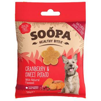 Áfonya és Édesburgonya Egészséges Rágcsa 50 g (Soopa)