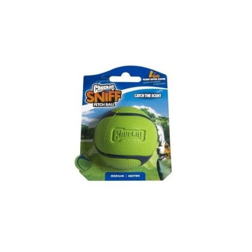 Sniff Ball - mogyoróvaj illatú labda M (Chuckit!)