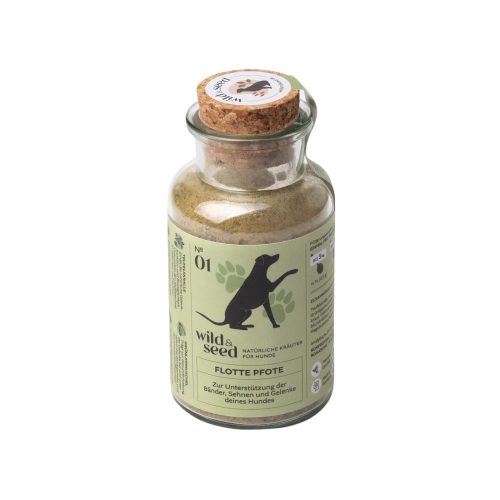 Fitt ízületek, No.1 Flotte Pfote gyógynövénykeverék 80 g (Wild&Seed)
