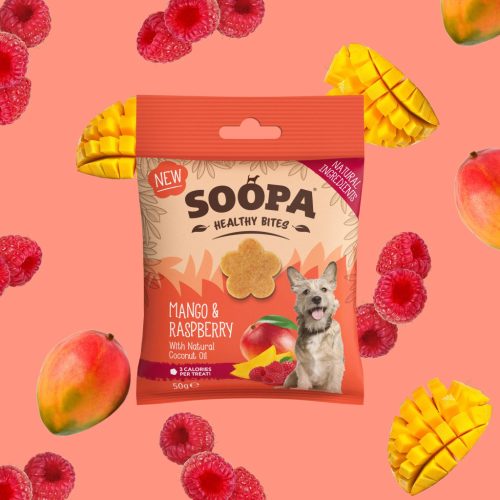 Mangó és Málna Egészséges Rágcsa 50 g (Soopa)
