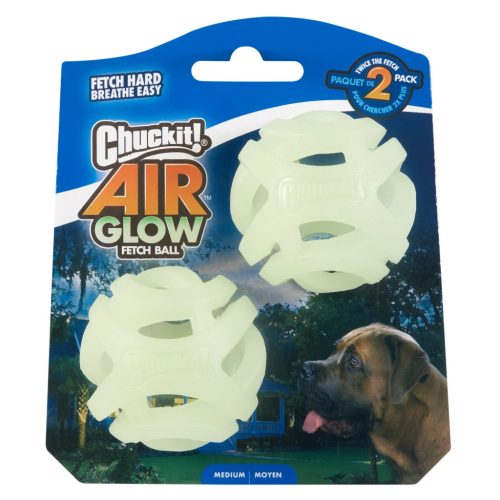 Max Glow Air Fetch Ball - 2 db - M ( Chuckit! )