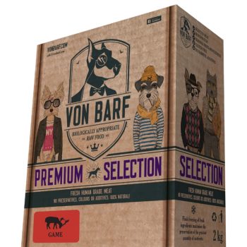   Von Barf Premium Selection Game - Vad menü, csont nélkül 2 Kg (250G X 8 db)
