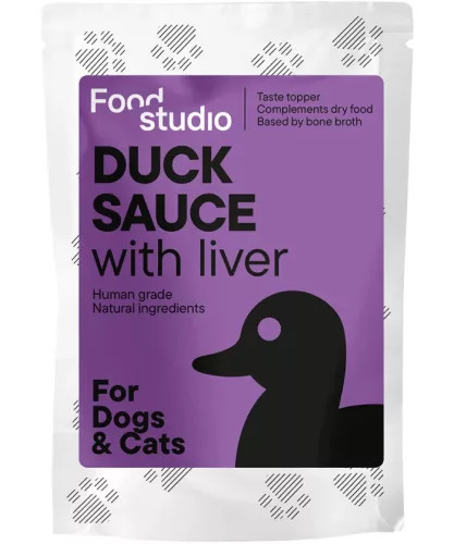 Bio Kacsa leves májjal és sárgarépával, 100 ml (Food Studio)