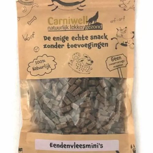 Tréning Kacsahús Falatok (mini) – 100% természetes jutalomfalat kutyáknak - 200 g ( Carniwell)