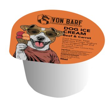 Kutya Fagylalt marha és sárgarépa 90ml (Von Barf)