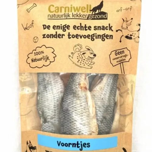 Szárított Hal – 100% természetes jutalomfalat kutyáknak - 5 darab/ csomag ( Carniwell)