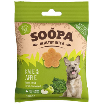 Fodros kel és Alma Egészséges Rágcsa 50 g (Soopa)