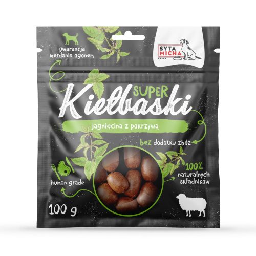 Apró kolbászkák - Bárány - csalánnal 100 g (Syta Micha)