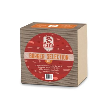 Von Barf Burger Selection ( Kacsa ) 1 Kg (200 g X 5) 