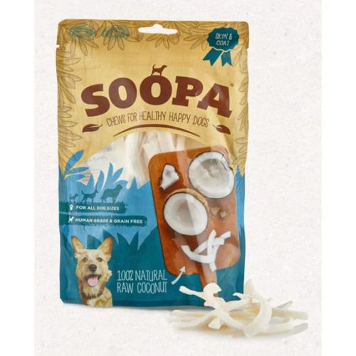 Természetes Kókusz Rágósnack, 100 g (Soopa)