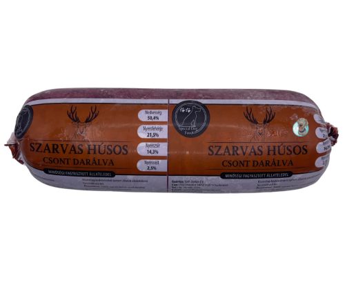 Szarvas húsos csont darálva 500 g (Special Dog Food)