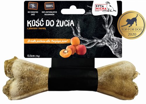 Rágócsont Szarvassal és Sárgabarackkal 13.5 cm (Syta Micha)