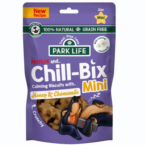 Chill-Bix Mini Kutyakeksz - Pulykával, Mézzel és Kamillával - 100 g (ParkLife)