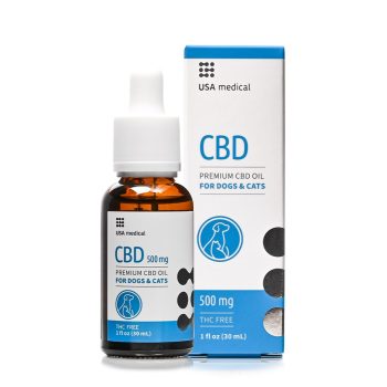 CBD olaj kutyáknak 500 mg CBD / 30 ml (USA Medical)