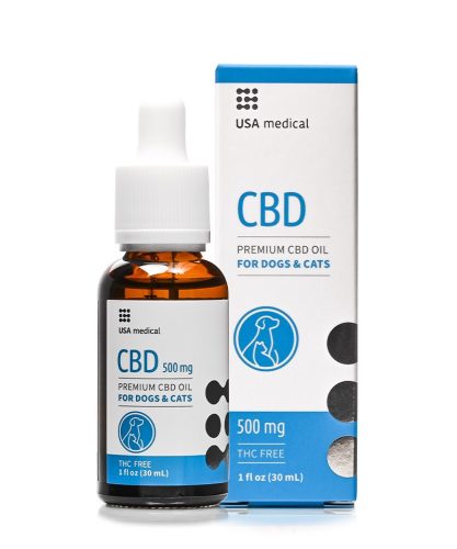 CBD olaj kutyáknak 500 mg CBD / 30 ml (USA Medical)