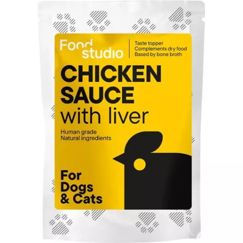 BIO Csirkés Leves Csirkemájjal és Sárgarépával 100ml ( Food Studio )