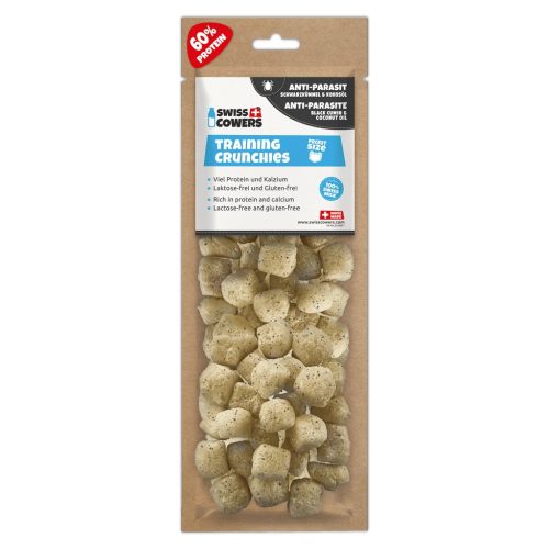 SwissCowers Churpi Crunchies puffasztott Tréning (Paraziták Ellen) (30db jutalomfalat)