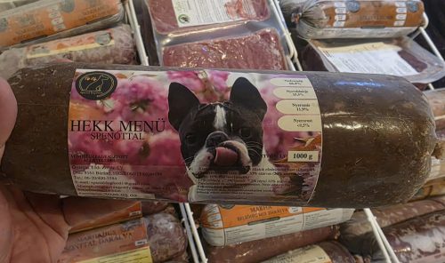 Hekk menü spenóttal  1kg ( Special Dog Food)