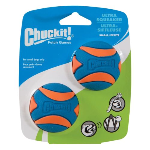 Ultra Squeaker Labda – S méret - 2 darab ( Chuckit! )