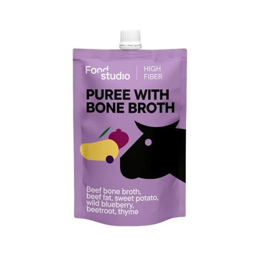 Marhacsontleveses püré céklapéppel, vad áfonyával és édesburgonyával, 150ml, (Food Studio)