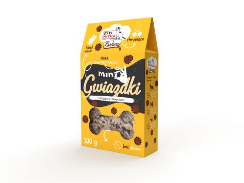 Dog Bakery mini csontok - vadhússal és fekete bodzával 100 g (Syta Micha)