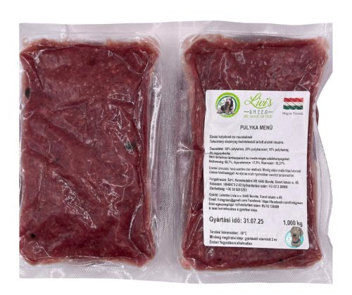 Pulyka menü 1 kg (Livi's Green)