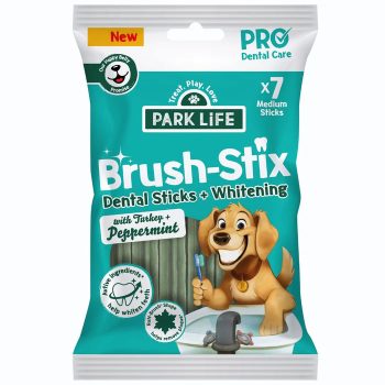   Brush-Bix - Fogtisztító rágórúd - Pulykával és Borsmentával, 180 g (ParkLife)
