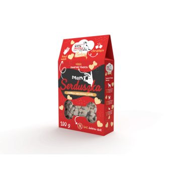   Dog Bakery mini szívek - Nyúllal, Kókuszliszttel és Sárgabarackkal - 100 g (Syta Micha)