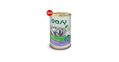 Oasy Dog Konzerv Adult Medium/Kacsa 400g