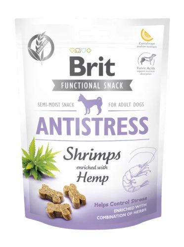 Functional Snack jutalomfalat – Antistress - Garnéla és Kender 150 g (Brit Care)