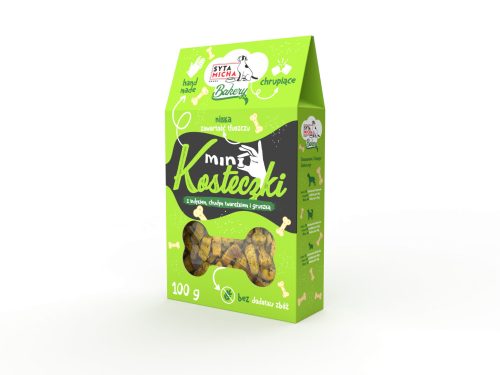 Dog Bakery Mini csontok - pulykával és túróval 100g (Syta Micha)