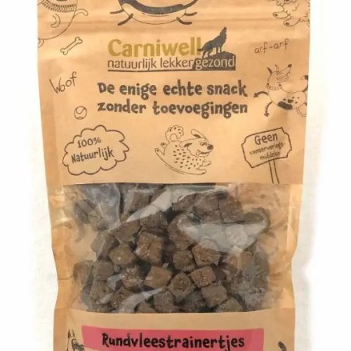 Tréning Marhahús Falatok – 100% természetes jutalomfalat kutyáknak - 200 g ( Carniwell)