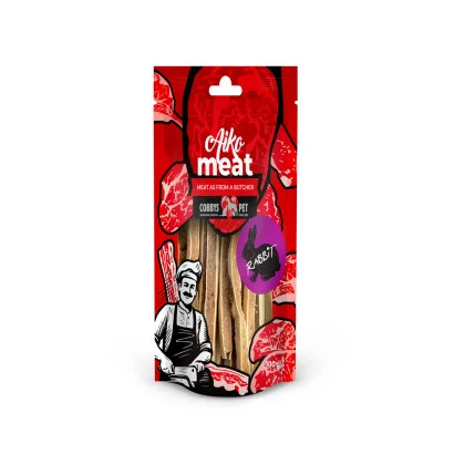 Szárított nyúlhús tőkehallal, 100 g