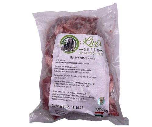 Bárány húsos csont 1 kg (Livi’s Green)