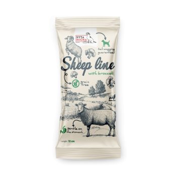   Sheep Line rágócsont Báránnyal és Brokkolival 12 cm (Syta Micha)