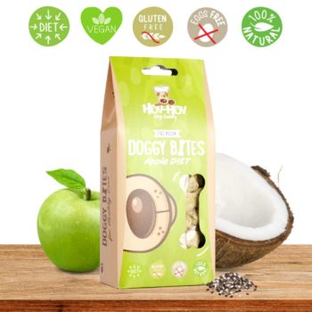   Diétás almás kutyakeksz allergiás kutyáknak, tojásmentes 100 g (Hov-Hov)