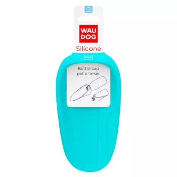   Szilikon itató műanyag palackokra - 165 * 90 mm - KÉK ( WAUDOG )
